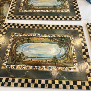 Set of 7 MacKenzie Childs Placemats